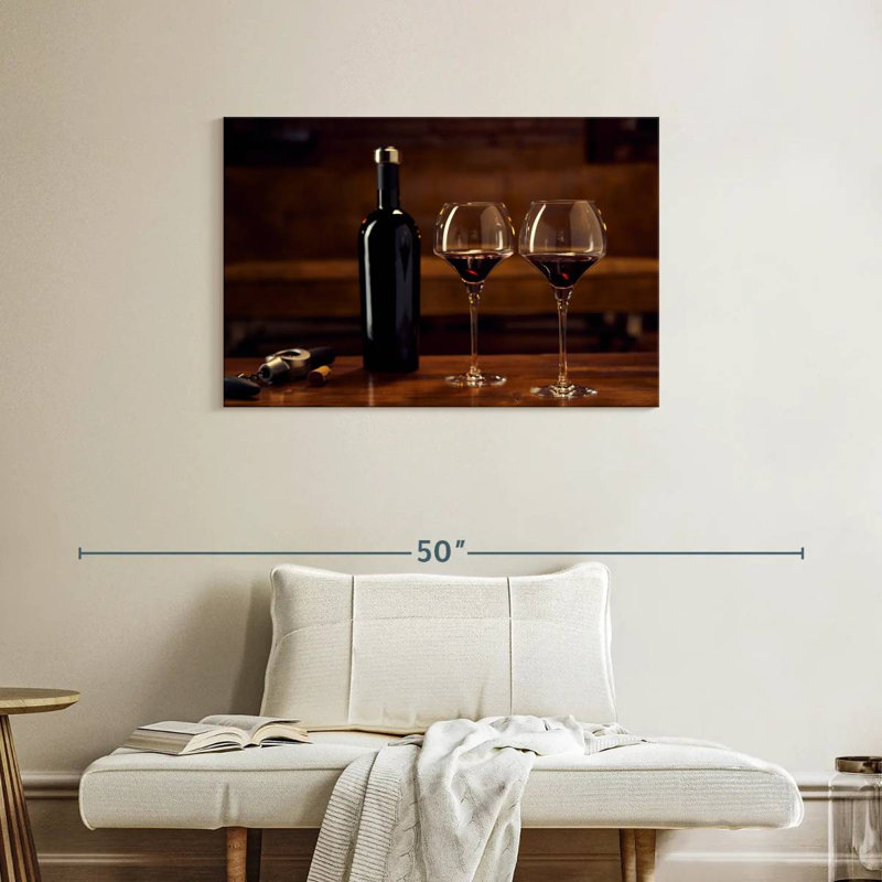Yarlin Red Wine Drinking, 24" H x 36" W