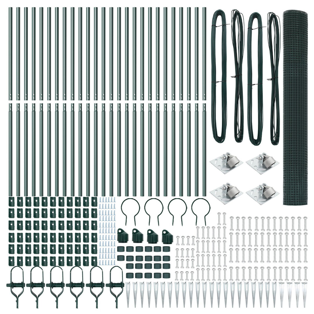 140cm H x 5000cm W Metal Border Fencing