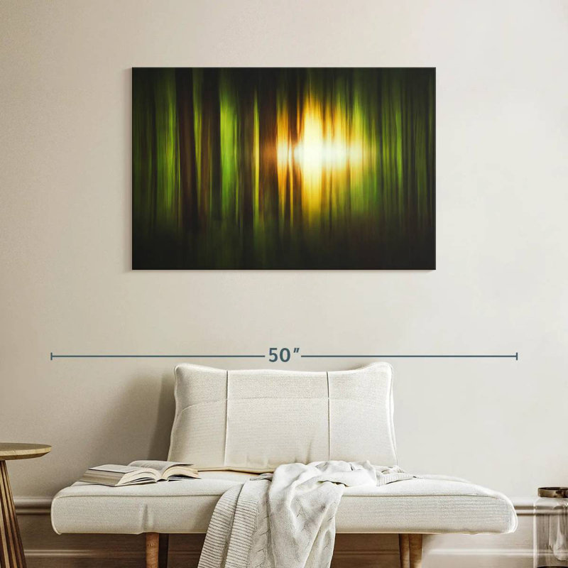 Avery Redwood Forest Abstract, 26" H x 39" W