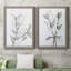 CHARCOAL FOLIAGE I - impression 2 pièces-103841430-103841426