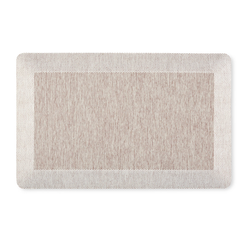Tapis de cuisine Martha Stewart Mira, Brun café, Rectangle 1 pi 8 po x 2 pi 8 po