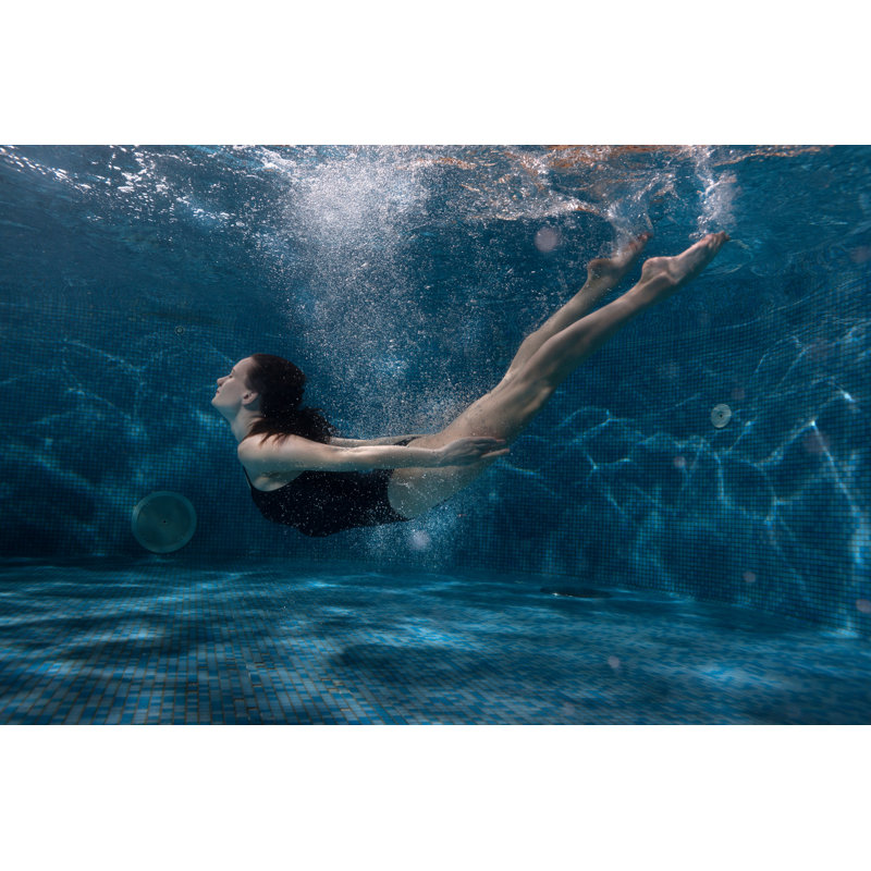 Woman Floats by Kladyk - Wrapped Canvas Print, 81cm H x 122cm W x 3.8cm D