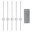 Fence with Post Segment Outdoor Barrier Garden Terrace Divider Boundary-322646868-322646871