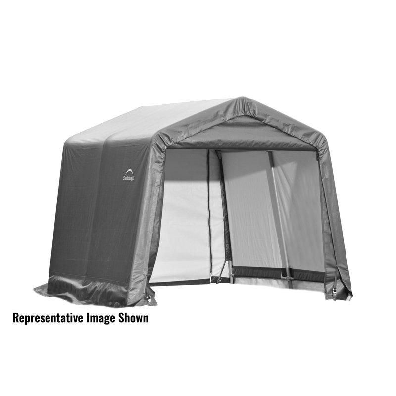 10' W x 8' D Garage, Grey