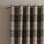 Brushed Woven Glencoe Check Thermal Eyelet Door Panel-134848627-134848630