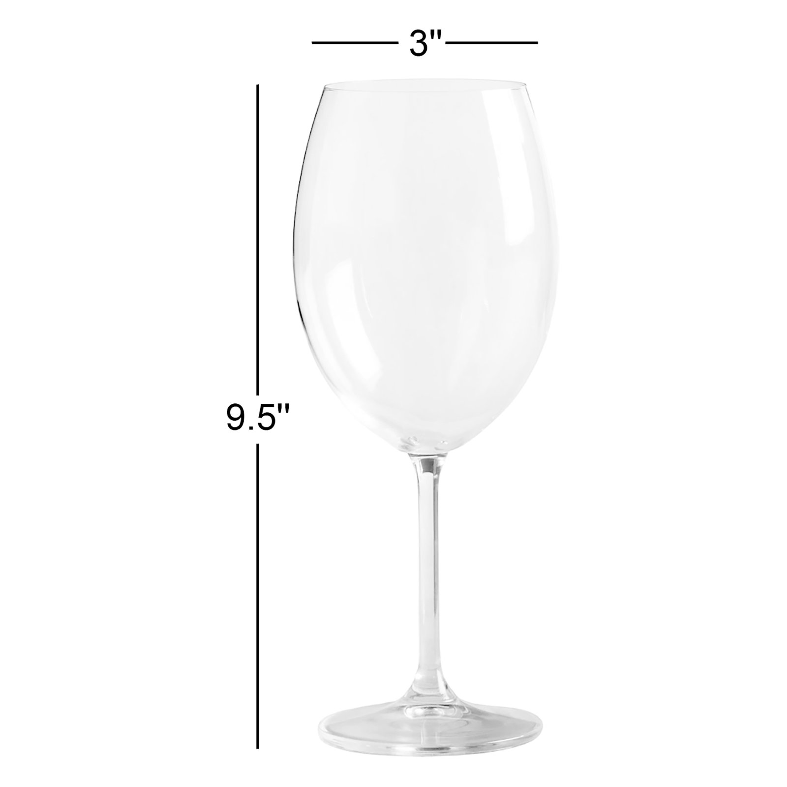 Rennert Crystal Red Wine Glass