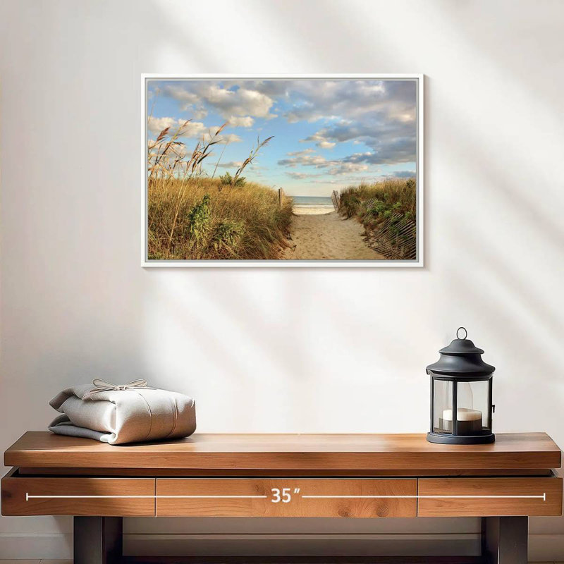 Long Island Aulelei, Cadre flottant blanc, 19 po x 13 po