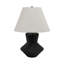 Lampe de table totem nervurée Latitude Run®, en céramique, 23 pouces