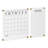 Thomas Martha Stewart Acrylic Wall Calendar and Notes Board with Marker and Mounting Hardware-90979588