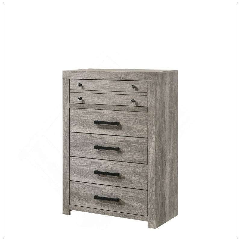 Meuble de chambre à coucher 1 tiroir 1 pièce Rustic