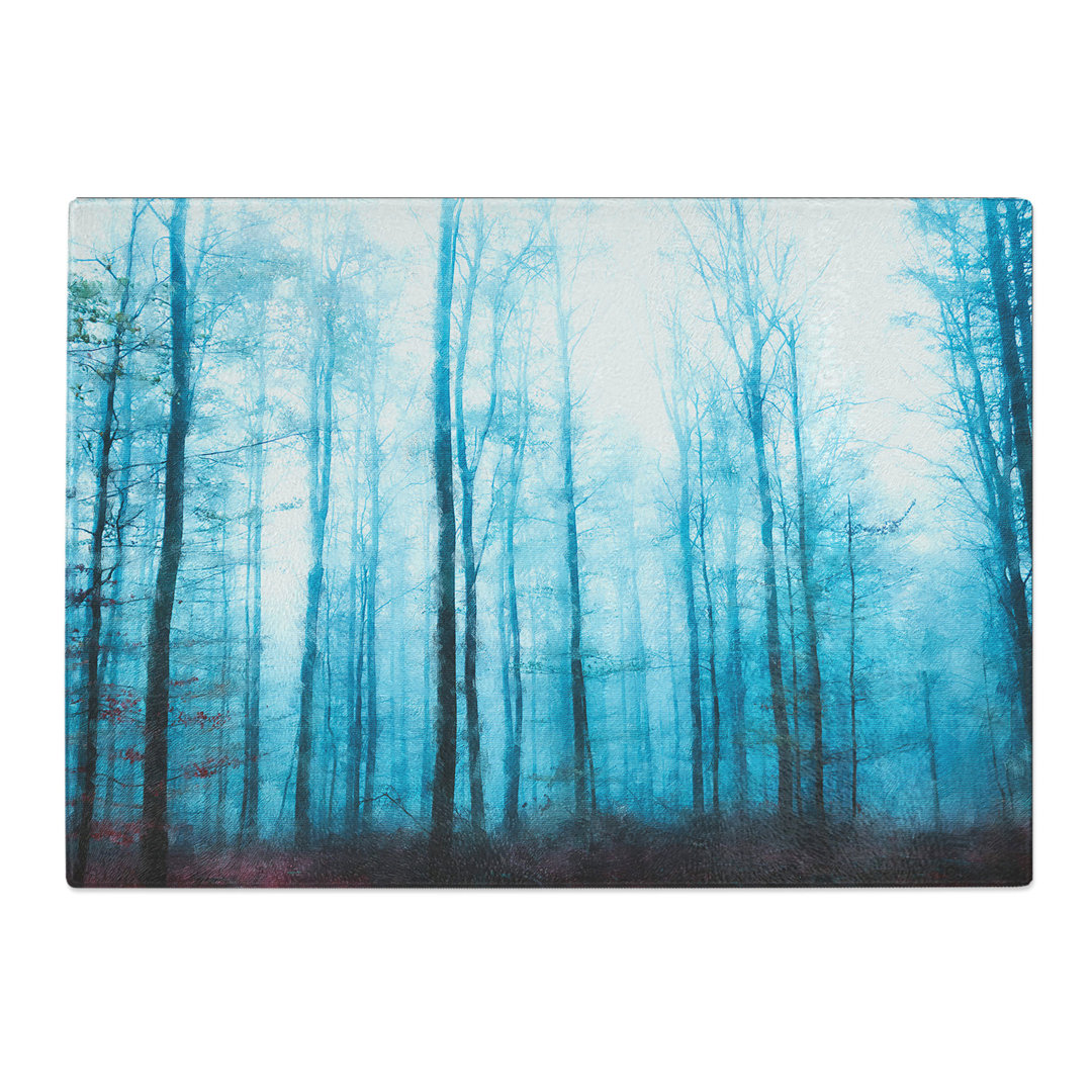 Tempered Glass Forest in Frankfurt Germany Chopping Board