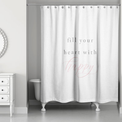 Rideau de douche Fill Your Heart