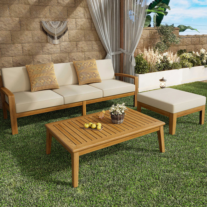 Ensemble de canapé modulaire en forme de L 3 pièces GRENada