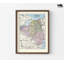 Impression sur affiche, carte de l'Irlande, impression de l'affiche de la région irlandaise rustique du comté de Londres - Bartholomew, 1882-113745853-113745857-113745861