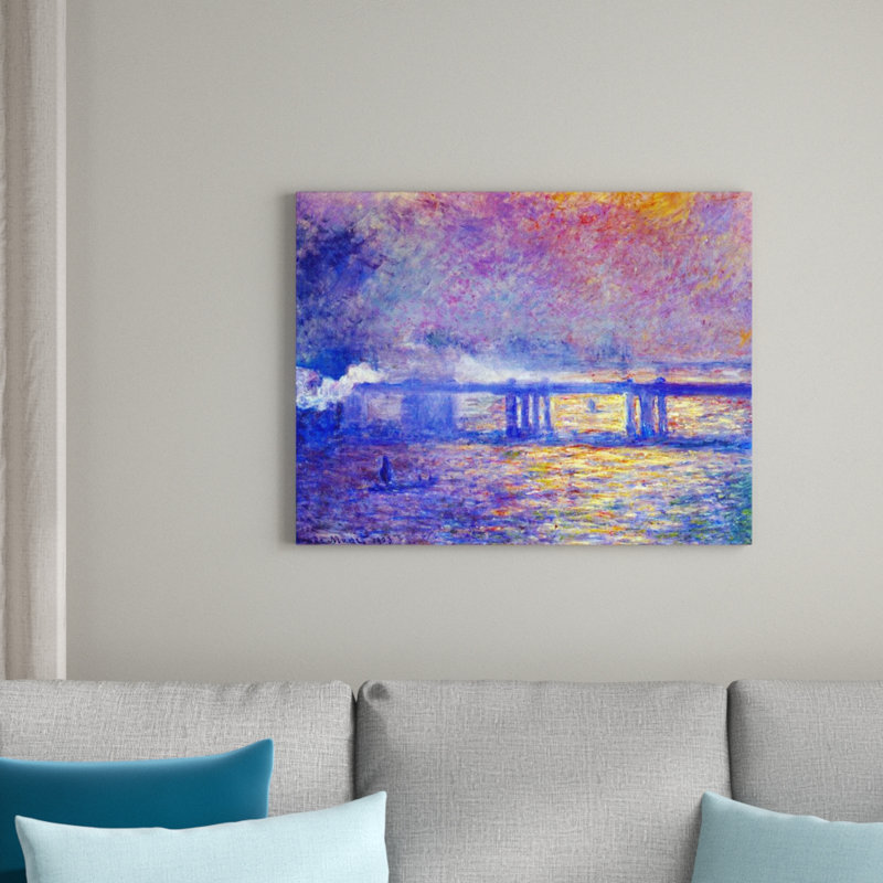 Claude Monet - Wrapped Canvas Painting, 60cm H x 80cm W x 1.8cm D