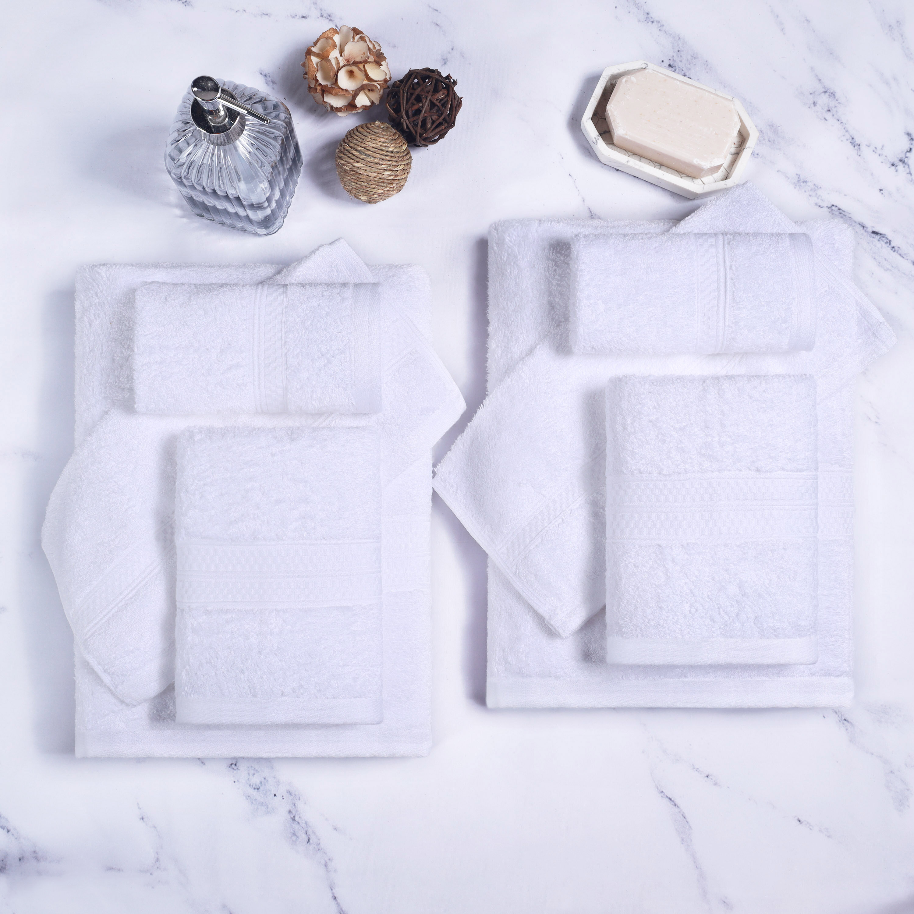 Jml Bamboo Bath Towels 2 Piece Luxury Bath Towel Set for Bathroom