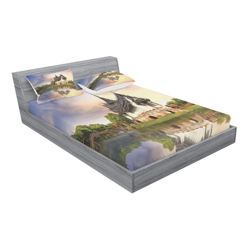 Microfiber Sheet Set, Full Sheet Set with Fitted Sheet