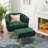 Latonia Upholstered Barrel Chair with Ottoman-1928382066