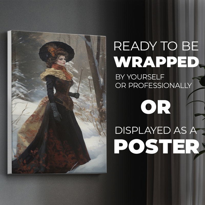 WOMEN Series CMLXXXVI  -Premium Canvas Print Only - NOT FRAMED -Ready to Hang, 36" H x 24" W