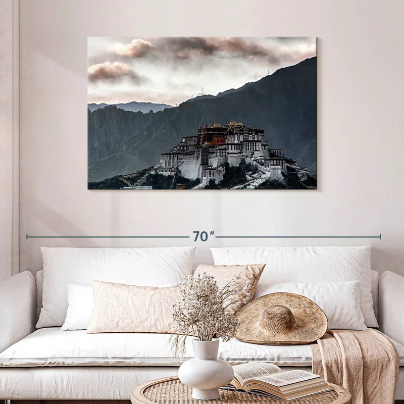 Adella Potala Palace Evening Glow, 30" H x 45" W