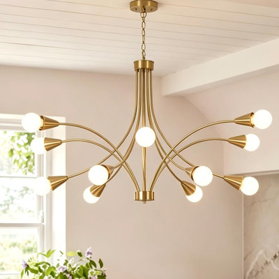Luminaire suspendu 12 lumières Spoutnik