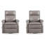 Ensemble de deux fauteuils inclinables et pivotants-102402390