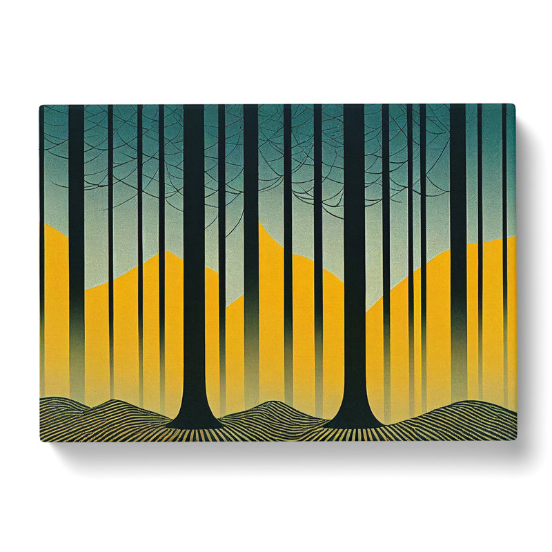 Forest Deco Vol.2 Abstract - Wrapped Canvas, 35cm H x 50cm W x 3cm D