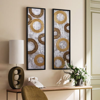 Modern Abstract Wall Art on Metal