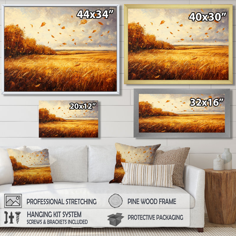 Domerese - Floral Large Wall Art, Noir, noir, noir, noir, Impression encadrée flottante, H 16 po x l 32 po