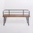 Kealynn Metal & Wood Outdoor Bench