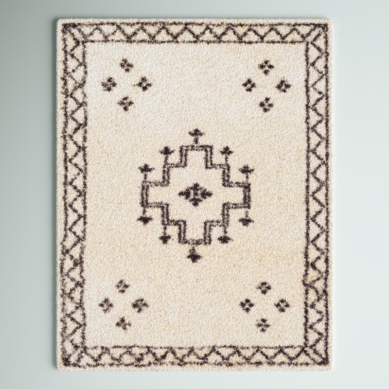 Jhanya Oriental Indoor Rug, Rectangle 5'3" x 7'