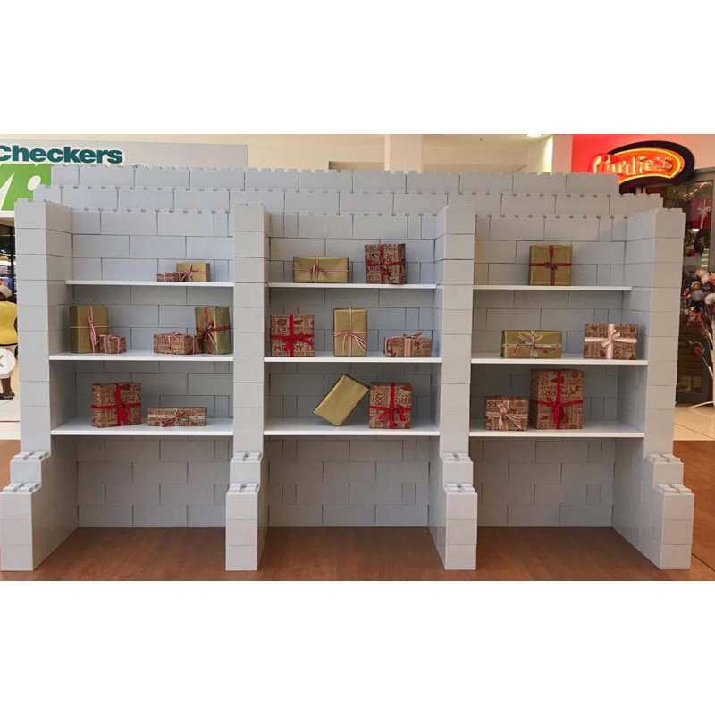 EverBlock 2 Level Double Shelving Kit - Low Version, Black