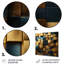 Grunge Gold Cubes Abstract Geometric II - Geometric Metal Wall Art-1360977804