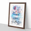Iceland View Watercolour - Picture Frame Graphic Art-56923468-56923469