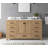 Souther 60'' Single Bathroom Vanity Base Only in Brushed Oak Finish