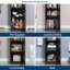 Armoire de rangement à 4 tablettes en chêne Raven-963929974