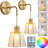 Rechargeable Battery Operated Wall Sconces Set Of 2 With Remote Control, RGB Colour Changing, 50+ Hours Battery Life, Easy Installation For Bedroom, Living Room, And More
