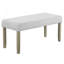 Banc de salle à manger rembourré de style contemporain avec siège rembourré, hauteur standard, conception solide et durable
