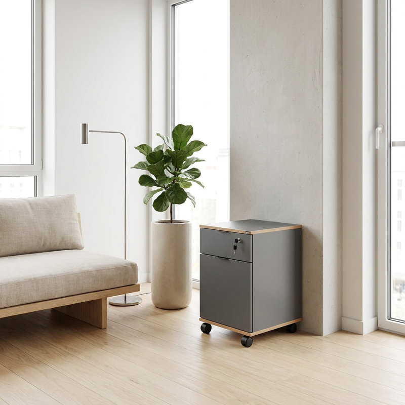 Corbin Mobile Accent Cabinet