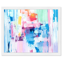 abstract pastel art