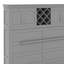 Queen Size Murphy Bed With Top Cabinets & Wine Rack-1686264629