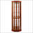 6 Shelf Lighted Corner Curio Cabinet with Adjustable Tempered Glass Shelves and Mirror Back-1814148771