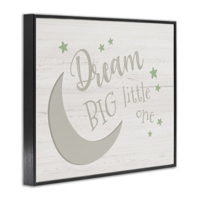 «Dream Big Little One», estampe numérique encadrée par Natalie Carpentieri