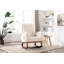 Chaise berçante rembourrée en tissu 39,7 po-105689364