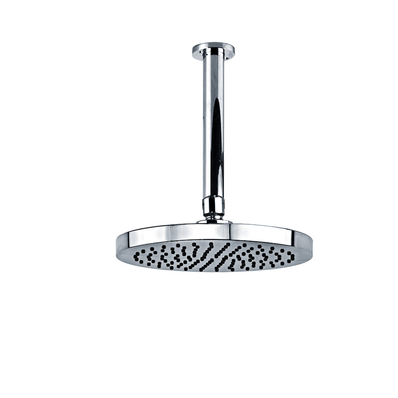 Ceiling Mounted Round 8" Shower Rose, Polished Chrome