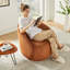 29.33’’ Upholstered Sloped-Arm Swivel Accent Chair-295825978