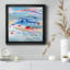Waterway I - Peinture sur toile encadrée-252353528-252353535