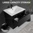 Mid-Century Modern Wall-Mounted Vanity With Soft-Close Drawers & Ceramic Sink-1786161052
