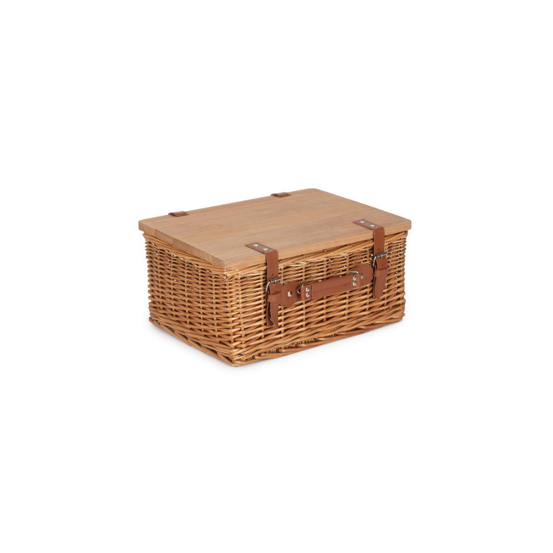 Wicker Gift or Storage Hamper Basket with Lid