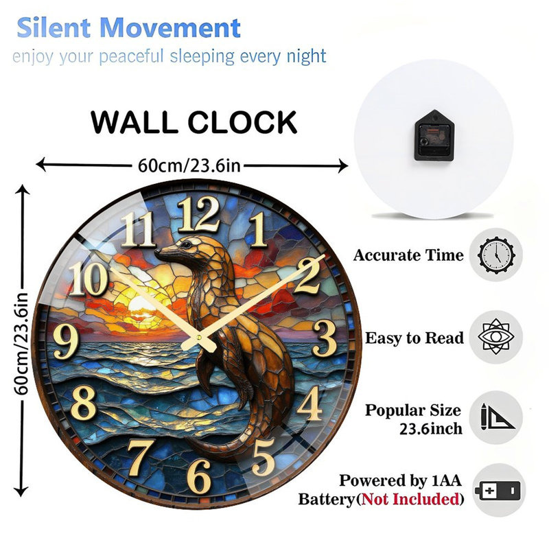 Horloge murale 24 po